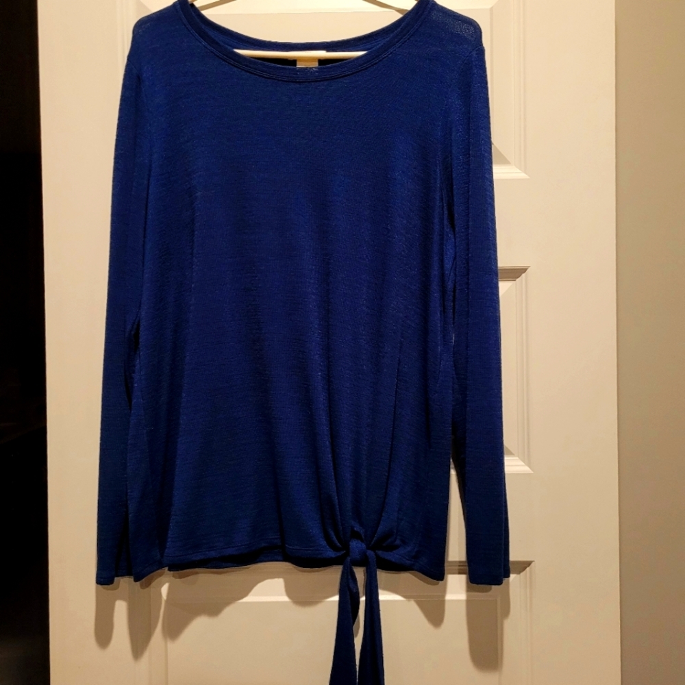 Matty M shirt in Blue, worn once, Excellent condition.